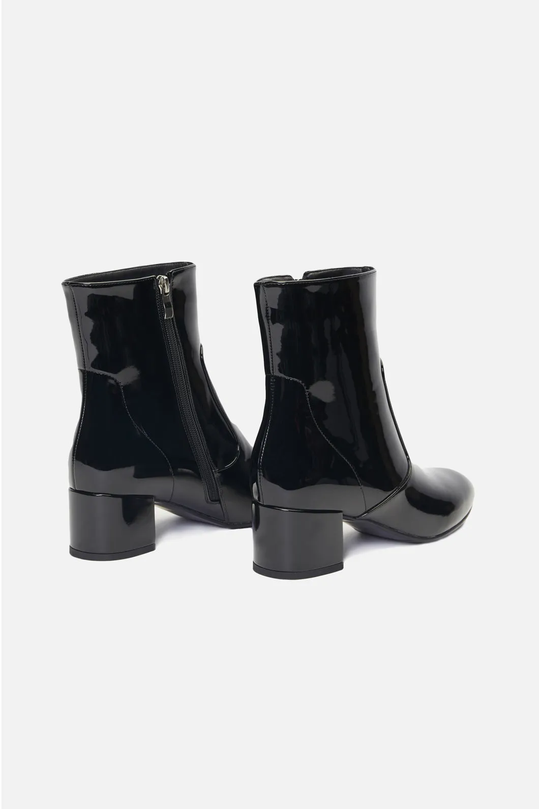 Patent Ankle Boot