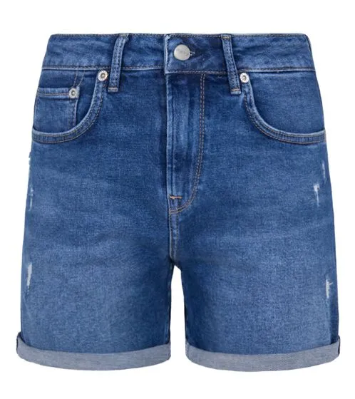 Pepe Jeans Mary pantaloncini in denim da donna, robusti pantaloni caldi in stile cinque tasche, pantaloncini per il tempo libero