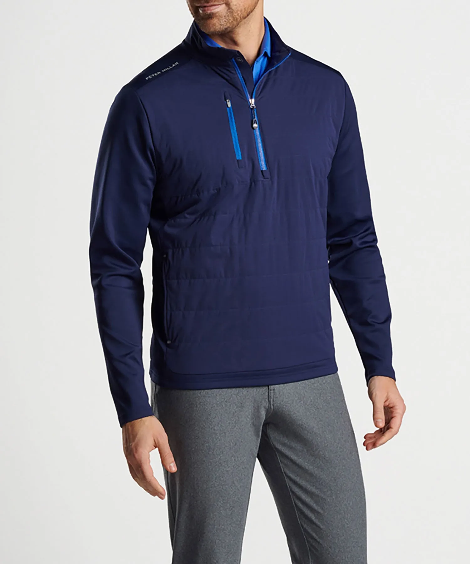 Peter Millar Weld Hybrid Half-Zip Pullover