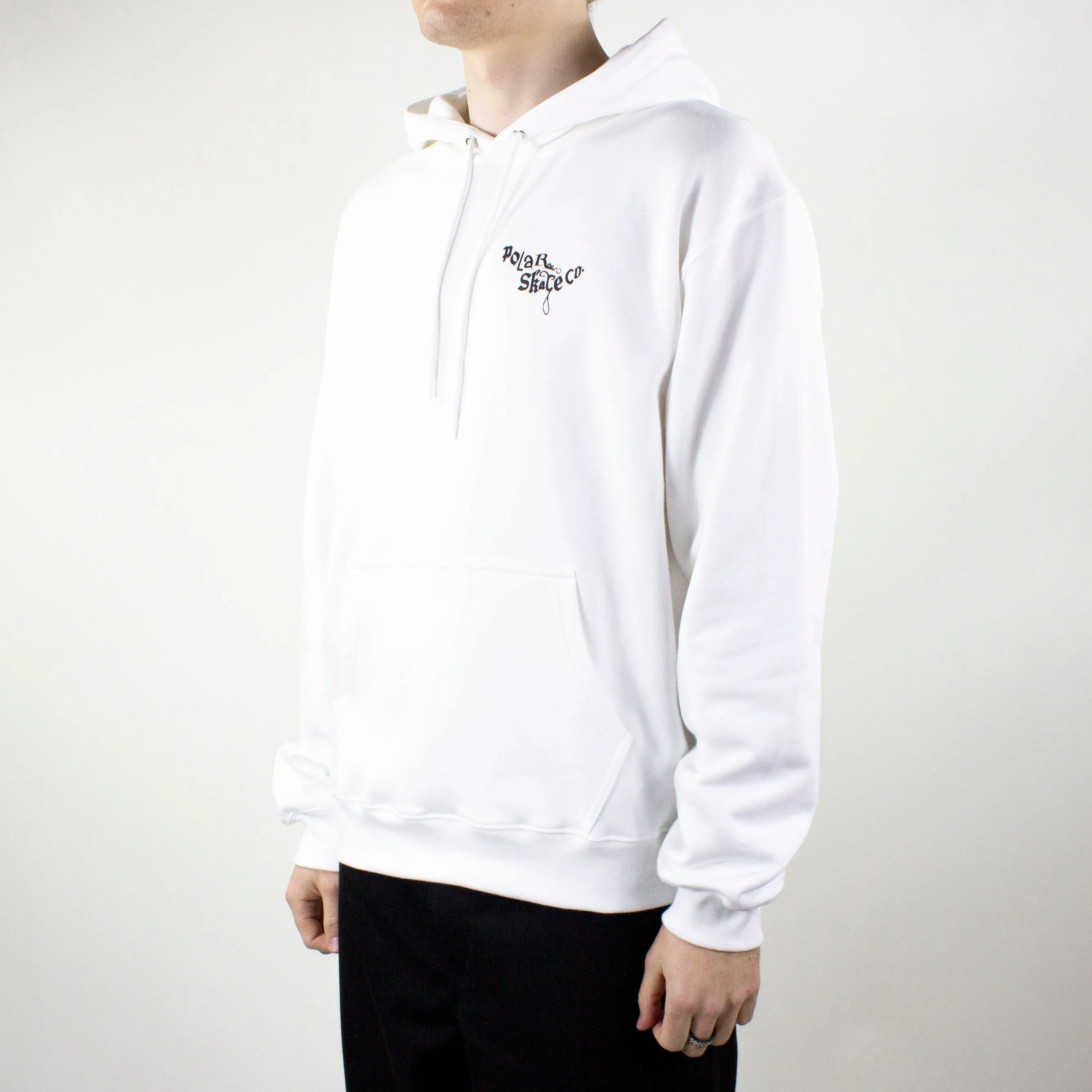 Polar Skate Co. Gorilla King Hoodie - White exclusive at Remix