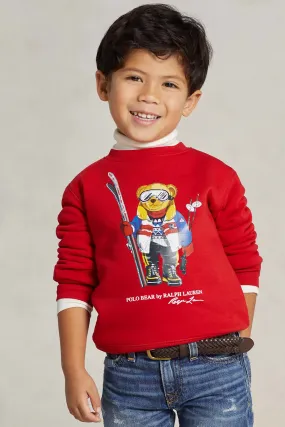 Polo Ralph Lauren Kids 2-4 Ya Erkek ocuk Polo Bear Sweatshirt