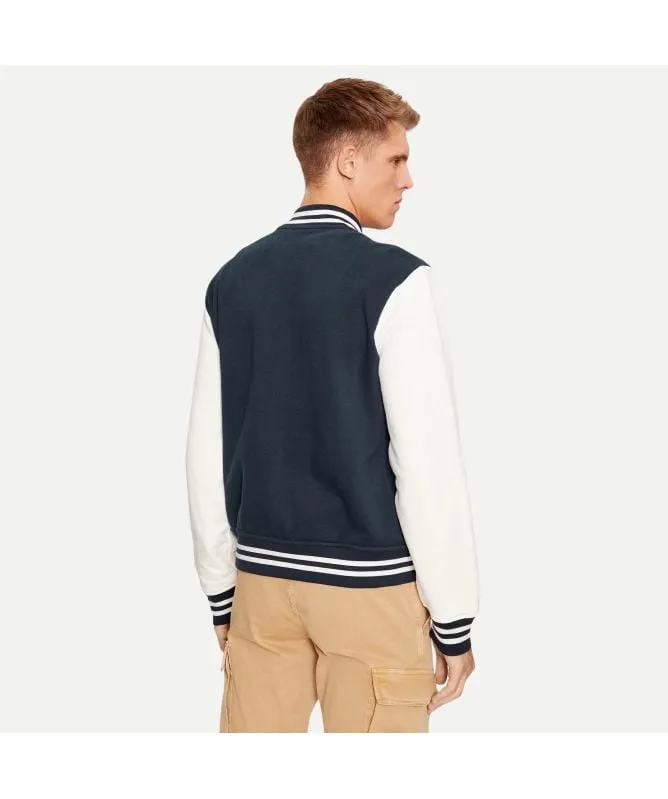 Polo Ralph Lauren Player Logo Baseball Jacket | Navy/Cream-710917913001 -kular fashion