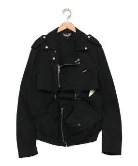 [Pre-owned] BLACK COMME des GARCONS CUT BODY BELT RIDERS JACKET 1G-J027