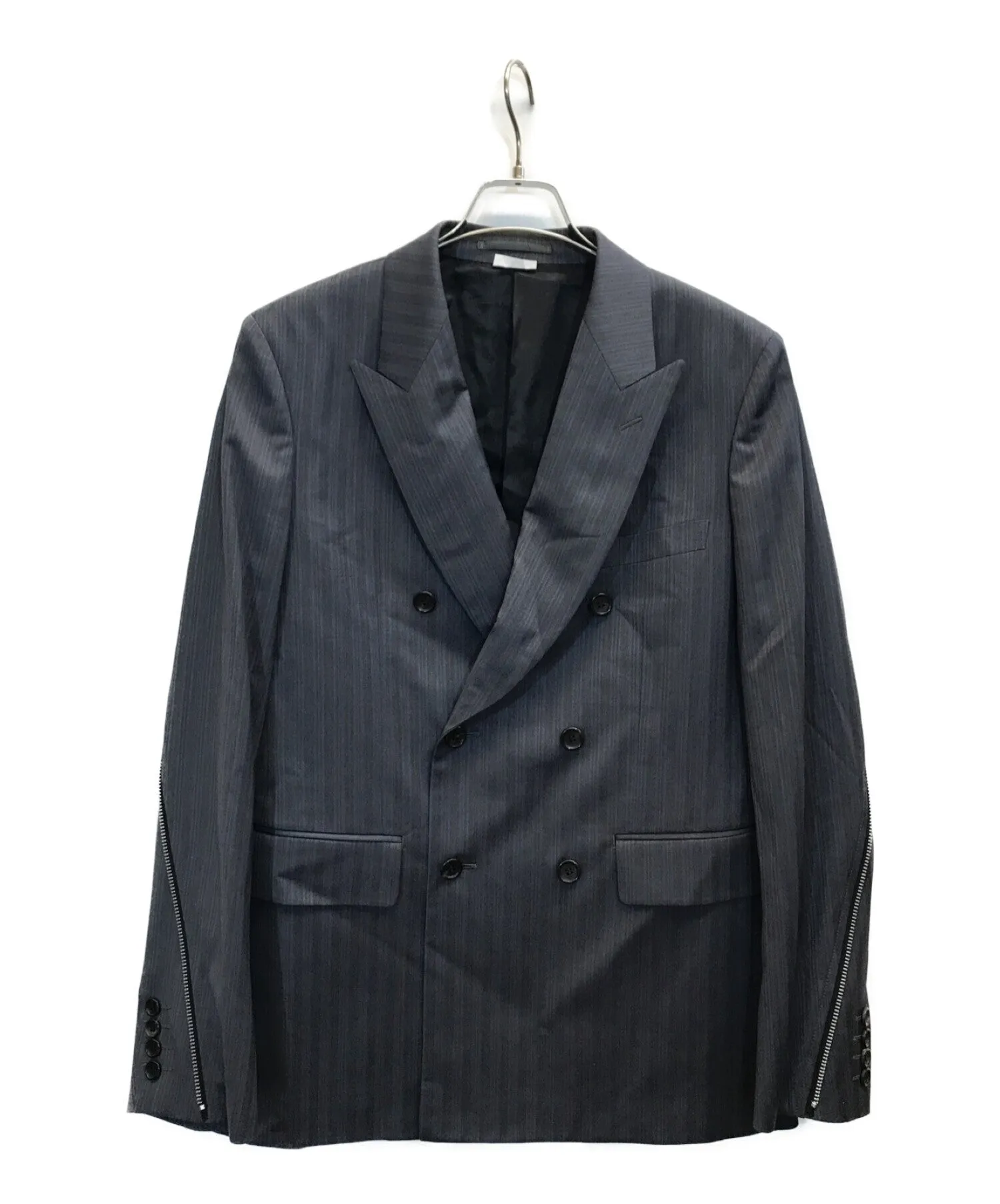 [Pre-owned] COMME des GARCONS HOMME DEUX 24SS Striped Double Jacket DM-J028