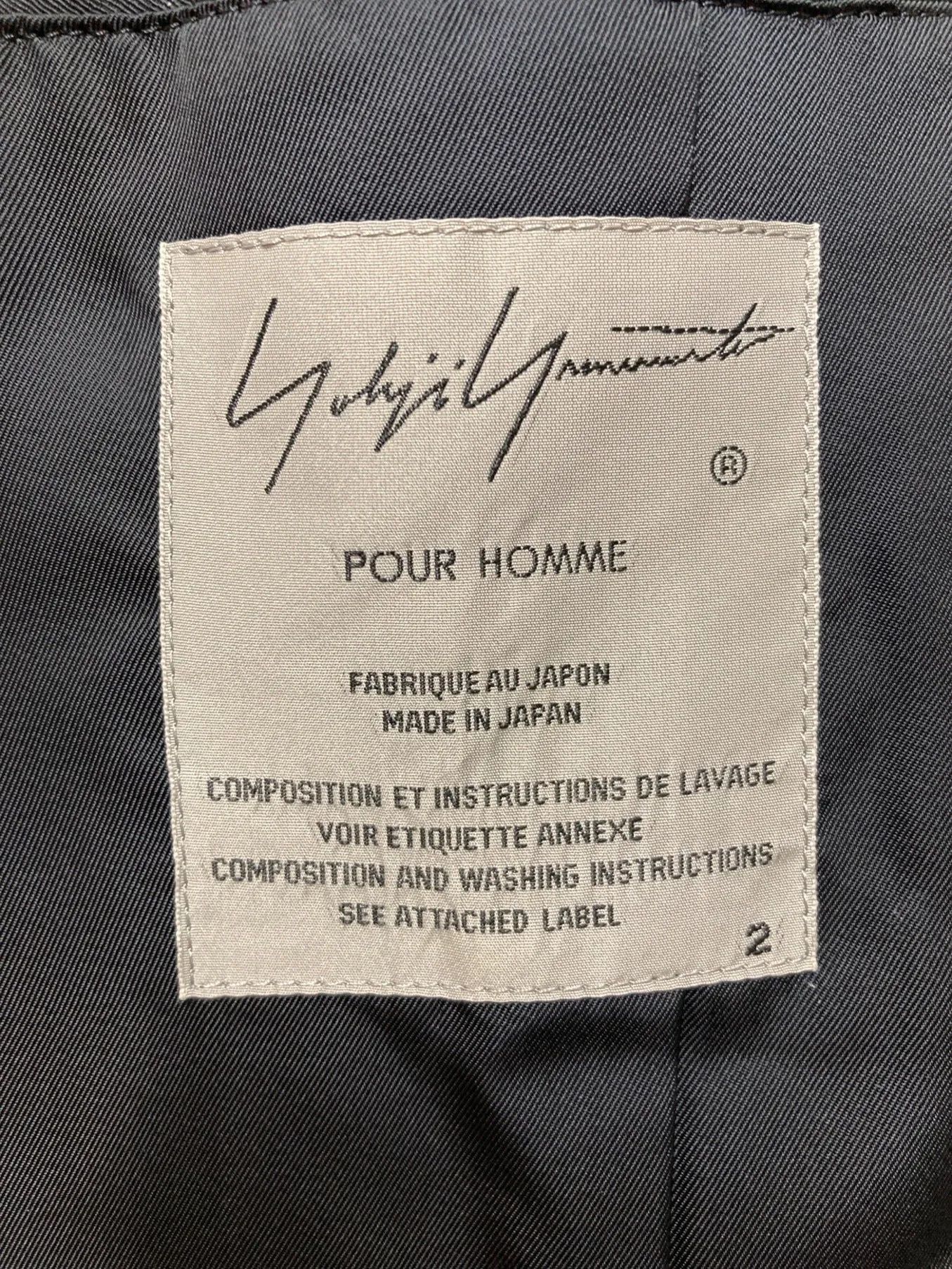 [Pre-owned] Yohji Yamamoto pour homme Super 120's armband jacket HR-J50-143