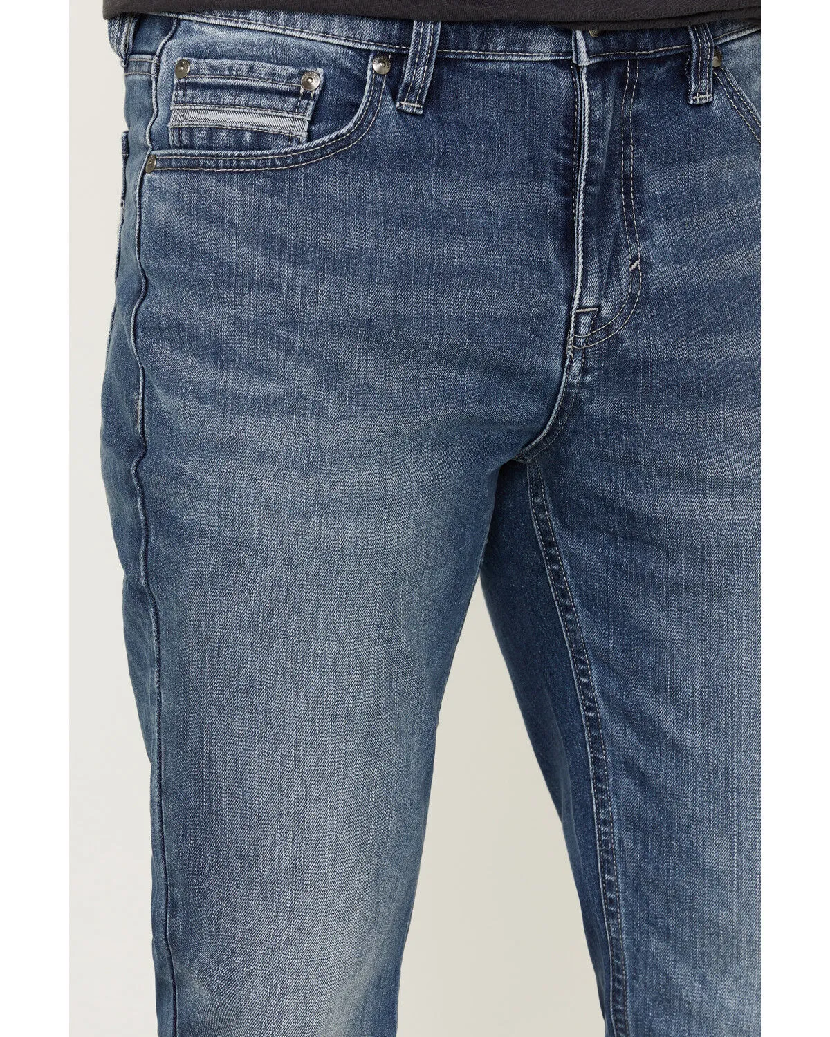 Product Name:  Brothers and Sons Men's Back Country Light Medium Wash Stretch Slim Straight Jeans