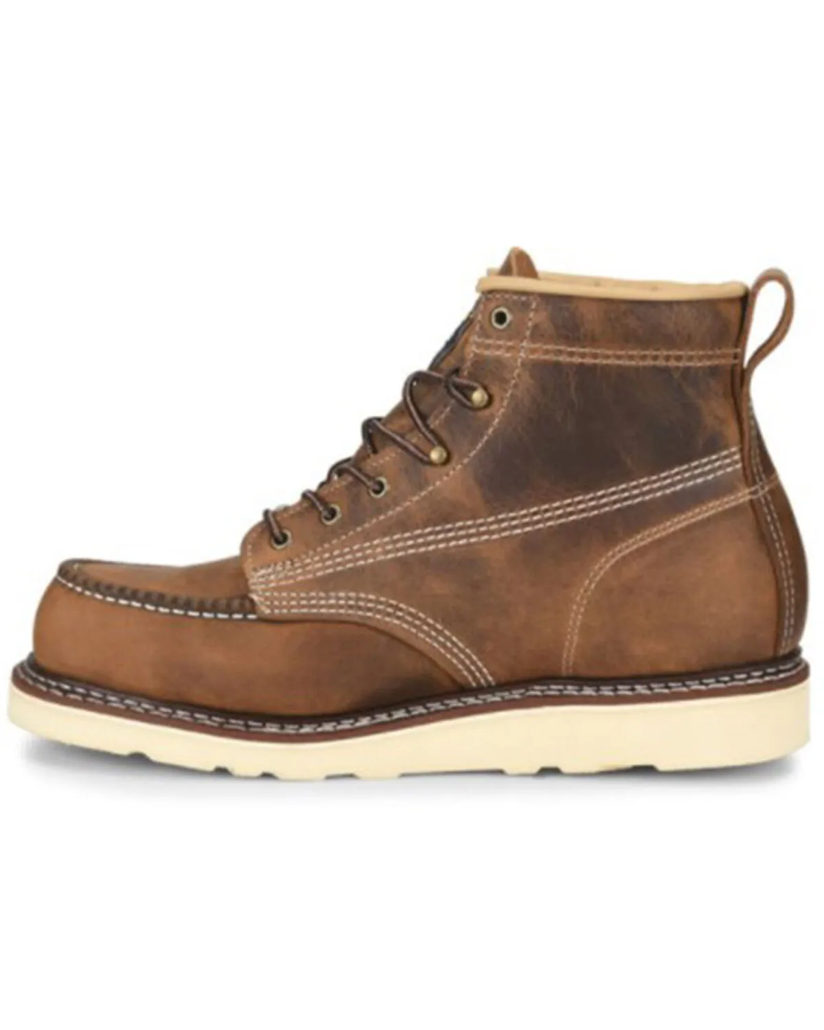 Product Name:  Carolina Men's 6" Domestic AMP USA Wedge Moc Work Boot - Steel Toe