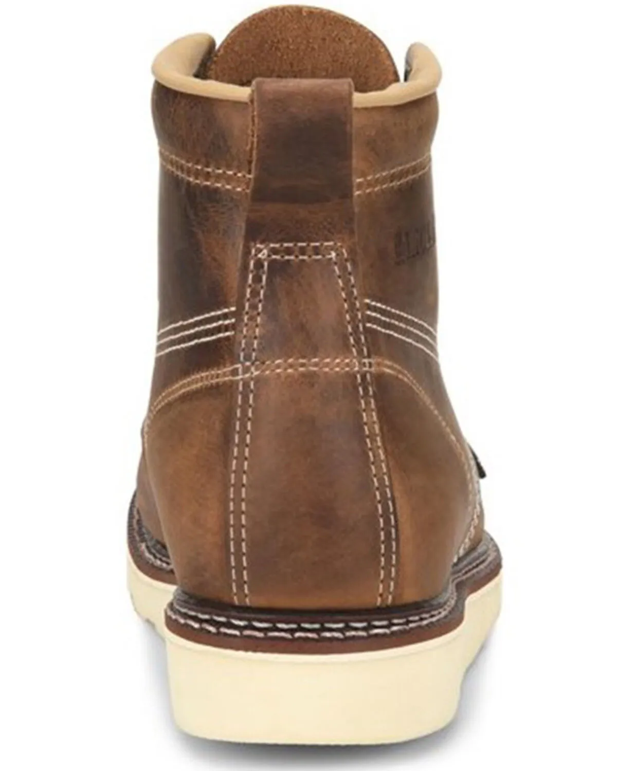 Product Name:  Carolina Men's 6" Domestic AMP USA Wedge Moc Work Boot - Steel Toe