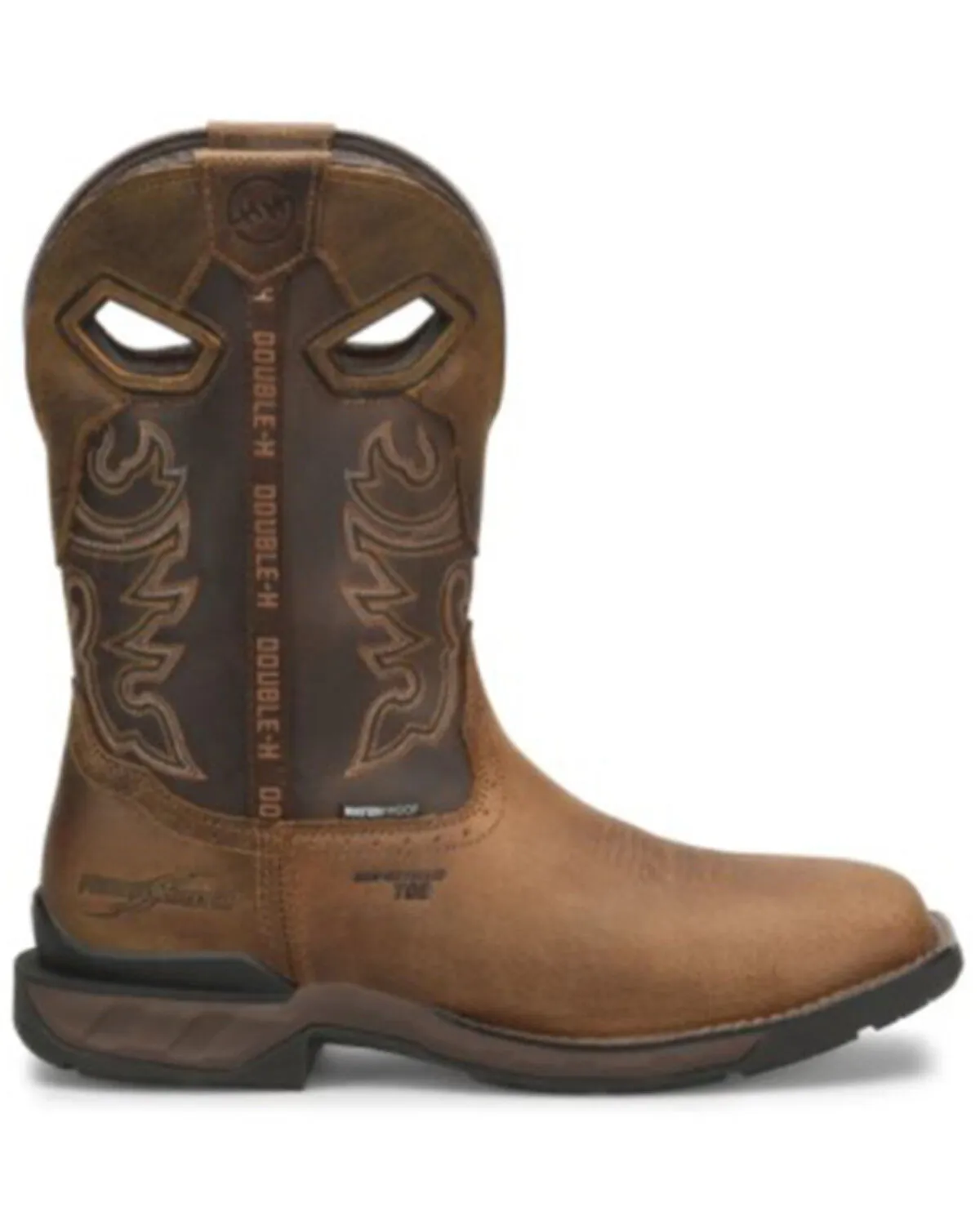 Product Name:  Double H Men's Wilmore Waterproof Pull On Work Boot - Composite Toe