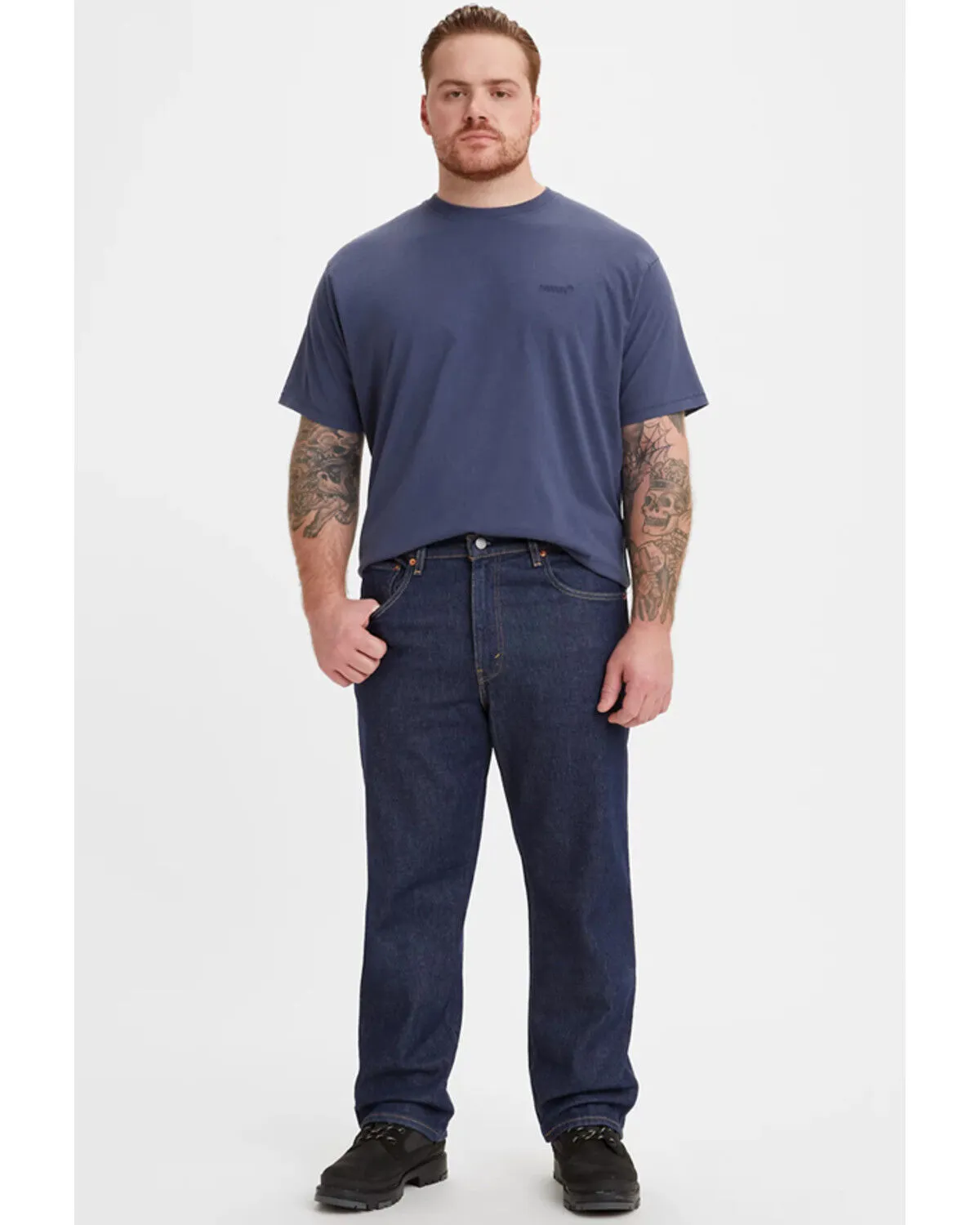 Product Name:  Levi's Men's On That Mountain Dark Wash Stretch Relaxed Straight Jeans