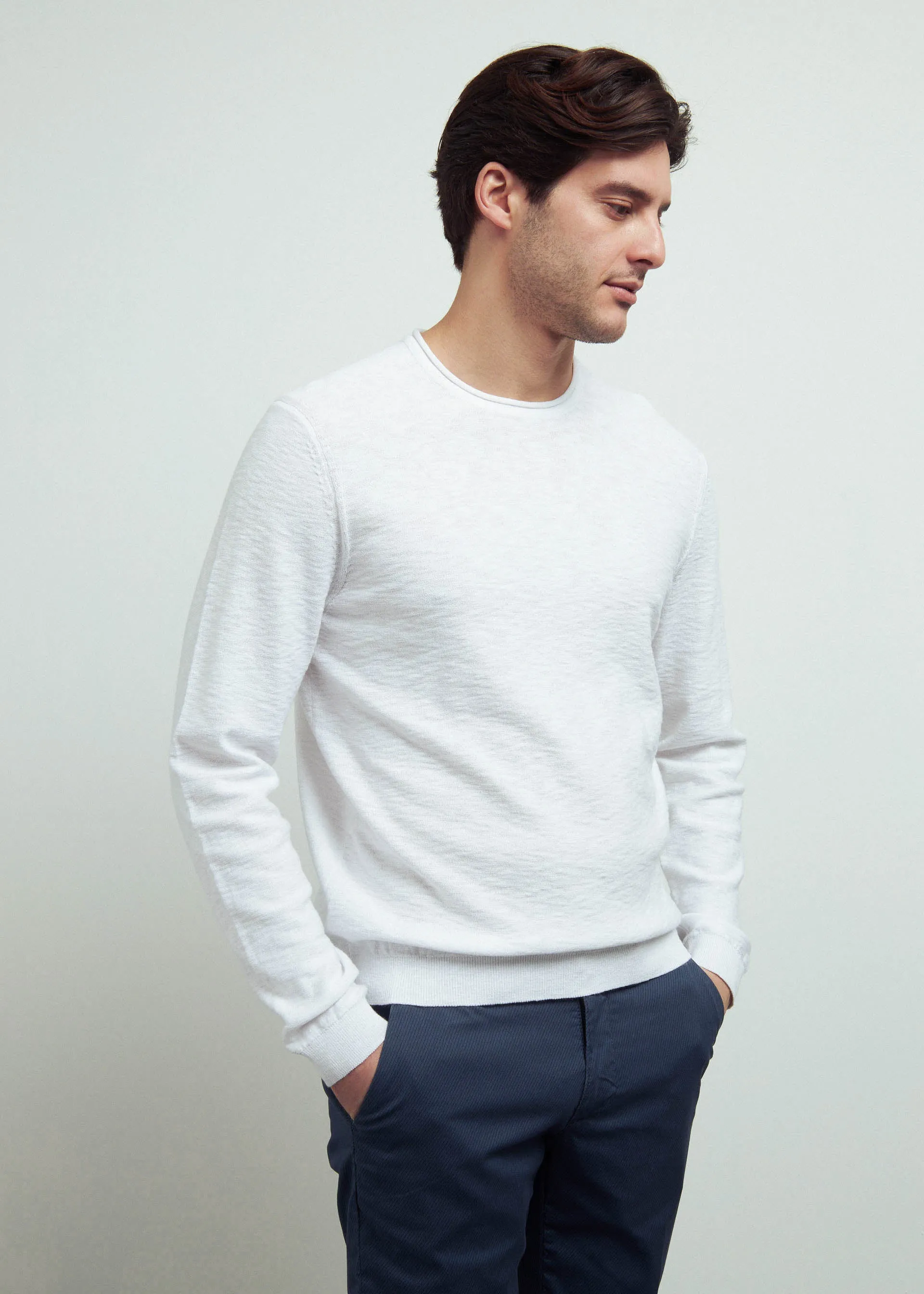 Pullover in puro cotone