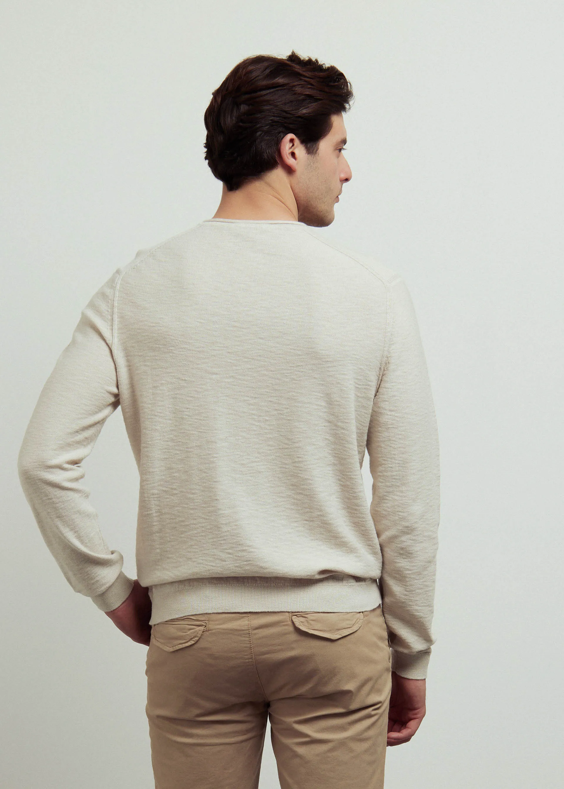 Pullover in puro cotone