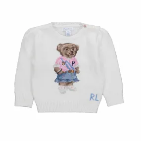 Ralph Lauren Cotton Pullover For Baby Girl