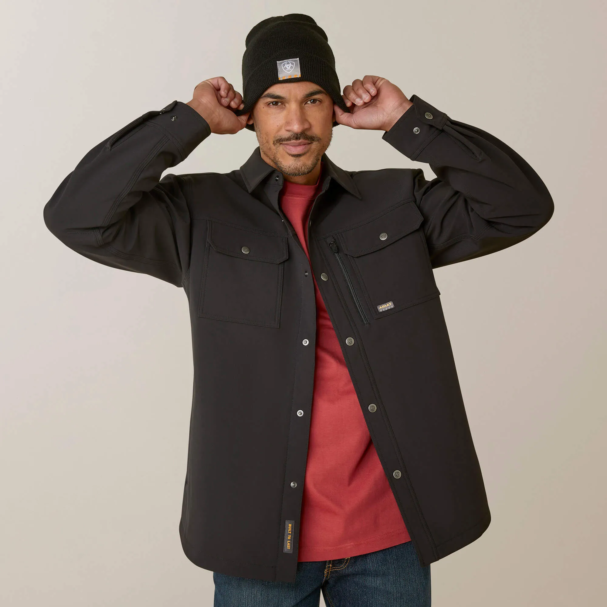 Rebar DuraStretch Utility Softshell Shirt Jacket