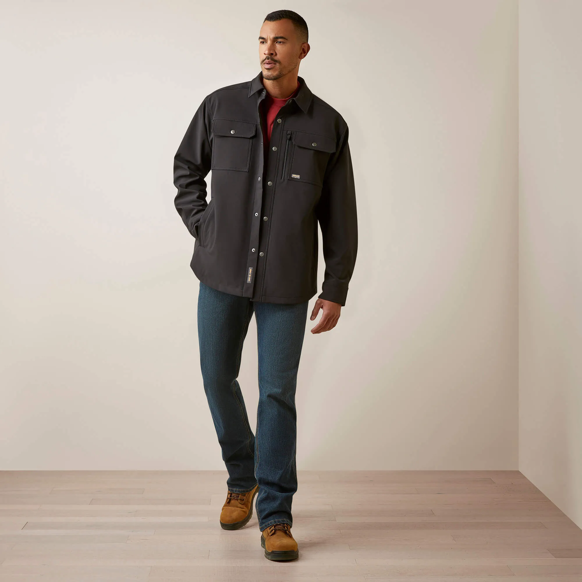 Rebar DuraStretch Utility Softshell Shirt Jacket