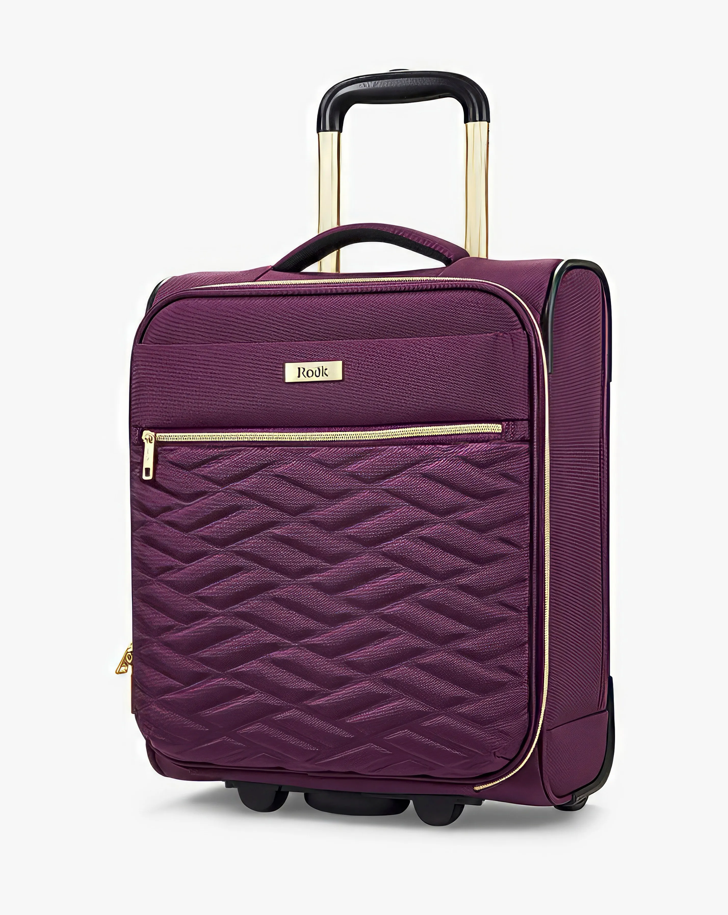 Rock Sloane Underseat Suitcase Purple | Simply Be