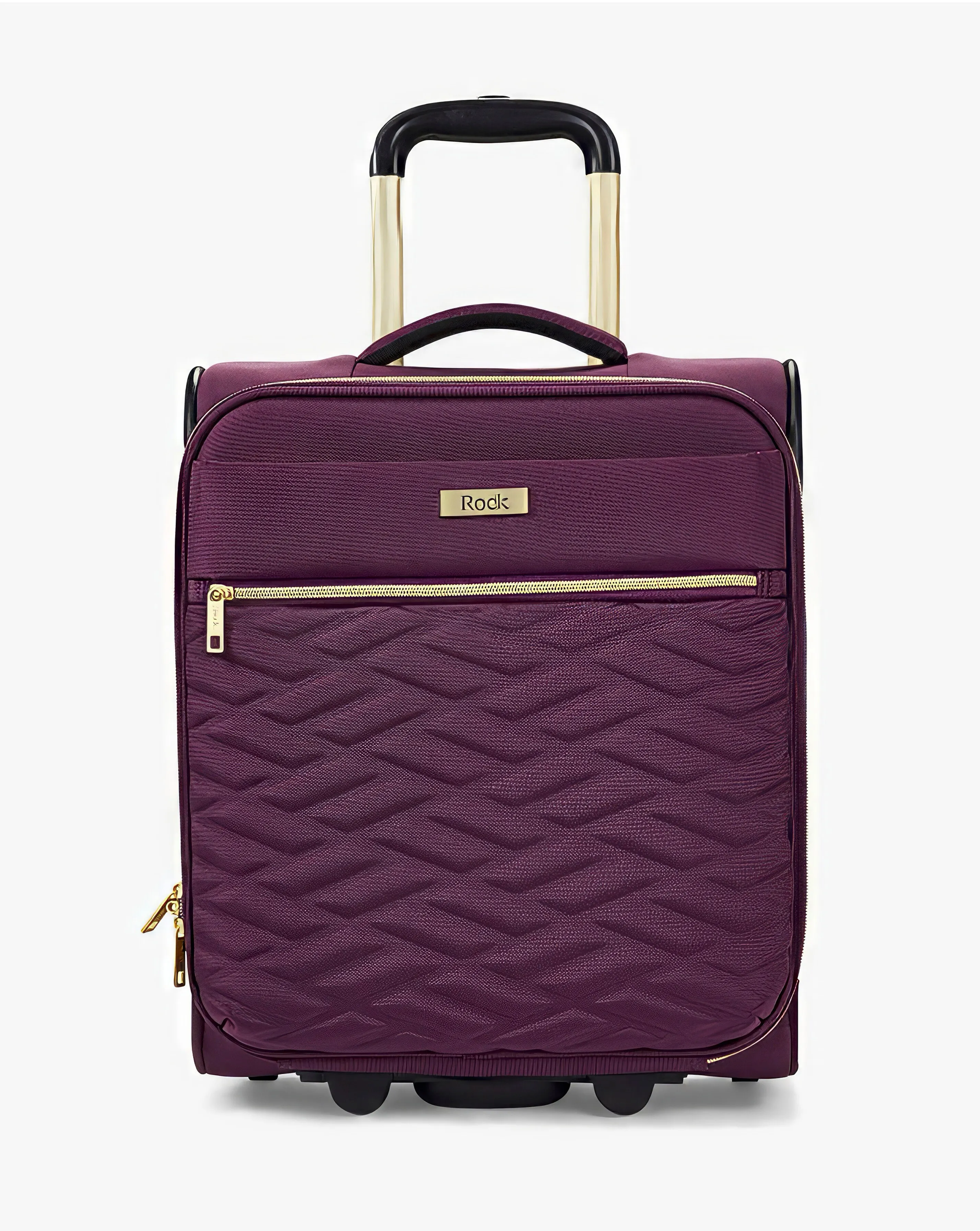 Rock Sloane Underseat Suitcase Purple | Simply Be