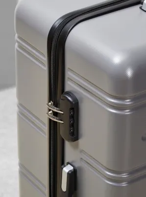 Rock TR-0259-GRY Lisbon Grey Hard Shell Suitcase | Holiday Shop | George at ASDA