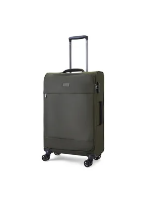 Rock TR-0264-GRN Paris Green Soft Shell Suitcase | Holiday Shop | George at ASDA