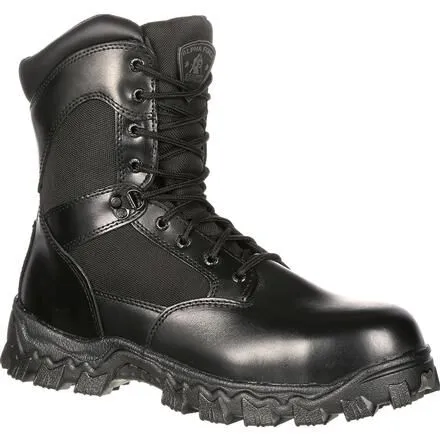 Rocky Alpha Force Zipper Waterproof Public Service Boot