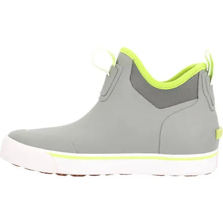 Rocky Big Kids Dry-Strike Waterproof Charcoal & Lime Deck Boot