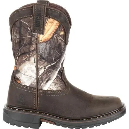 Rocky Big Kids' Ride FLX Waterproof Western Boot