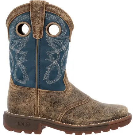 Rocky Little Kids’ Legacy 32 Waterproof Western Boot