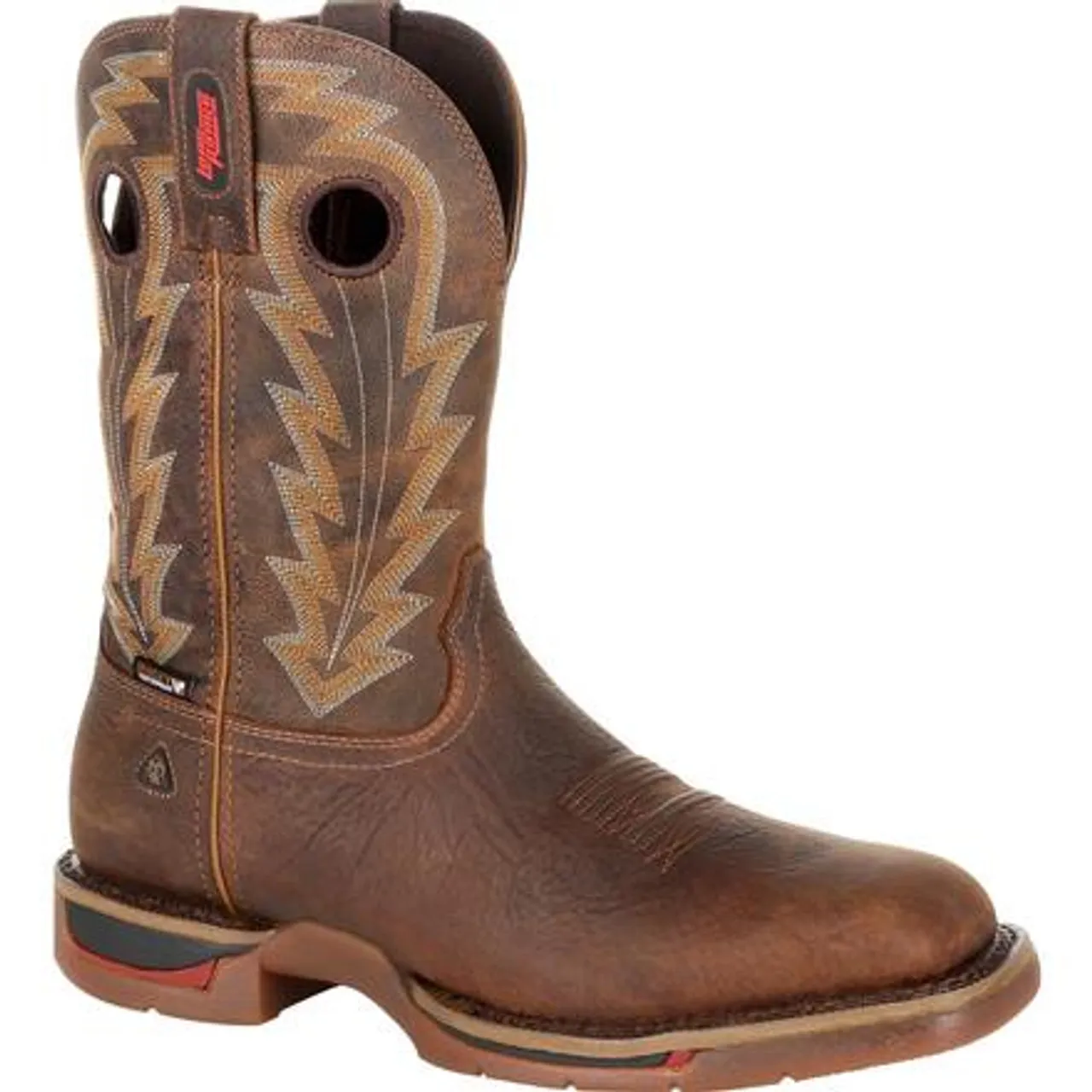 Rocky Mens Long Range 11 Waterproof Western Boot RKW0278 DISTRESSED BROWN"