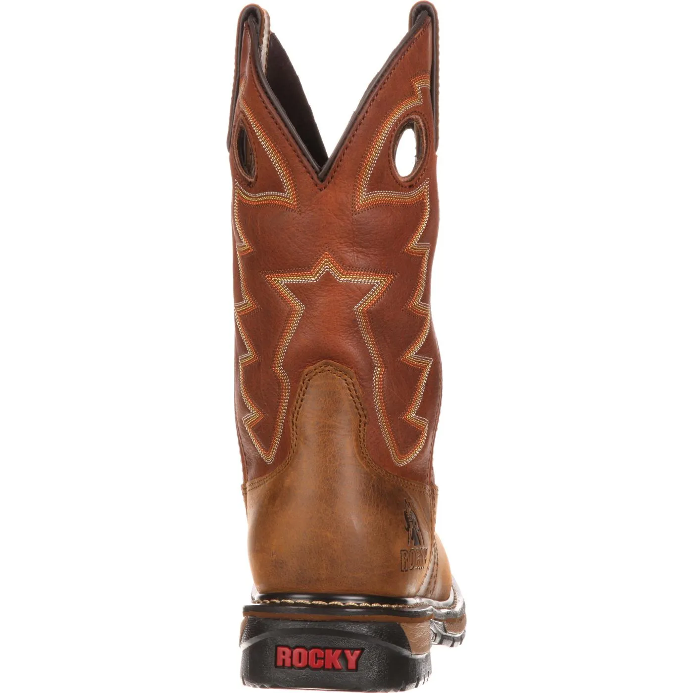 Rocky Original Ride Branson Saddle Roper Waterproof Western Boot