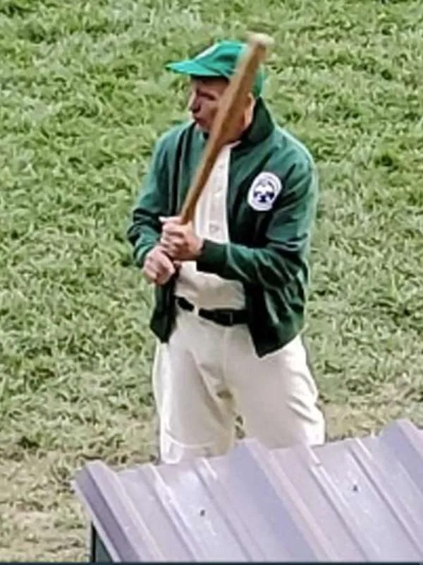 Roger Petan A League of Their Own Green Cotton Jacket