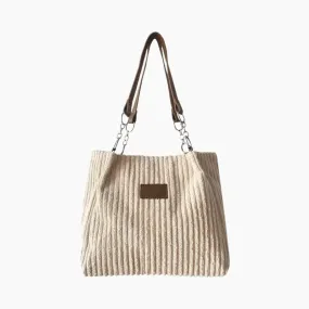 Sac Tote Velours Spacieux pour Femme