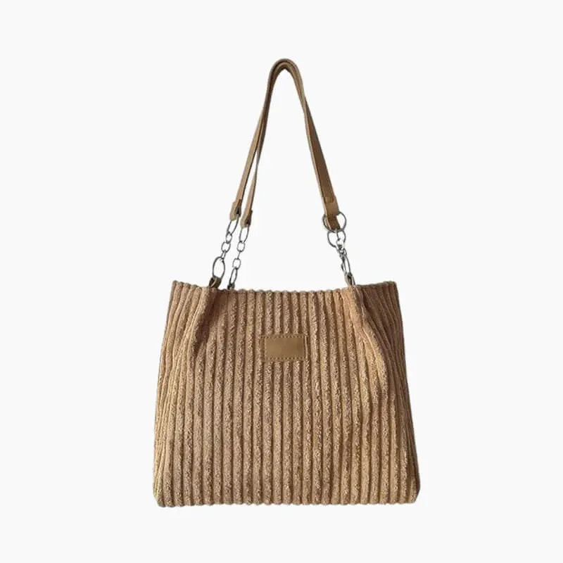 Sac Tote Velours Spacieux pour Femme