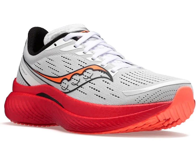 Saucony Endorphin Speed 3 (White/Black/Vizired) - Women's