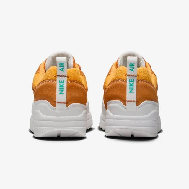 Serena williams design crew x nike women's air max 1 (monarch/ summit white/ sundial/ clear jade) si