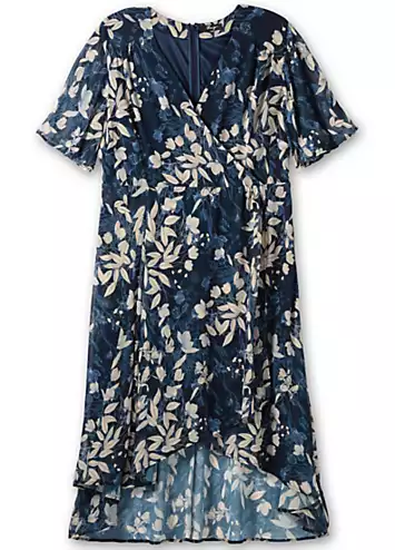 Sheego Tropical Print Wrap Dress | Grattan