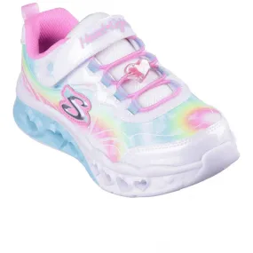 Skechers Flutter Heart Lights Groovy Swirl Girls Trainers