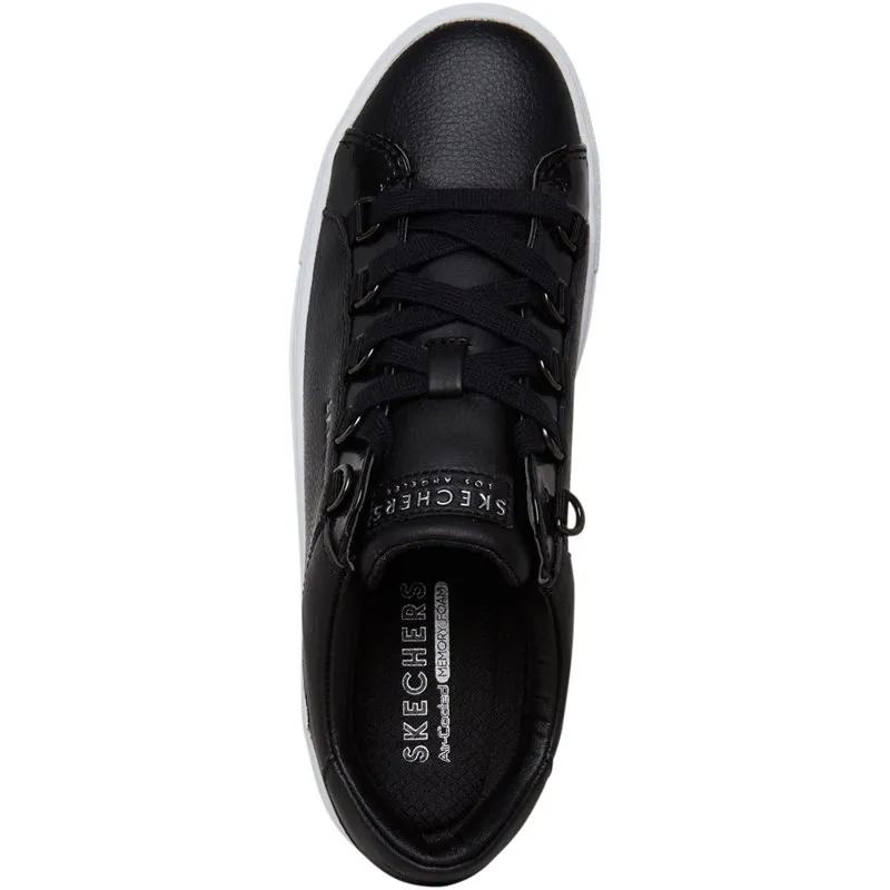 SKECHERS Womens Side Street Core Set Trainers Black