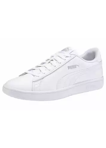 Smash V2 Leather Trainers by Puma | Look Again