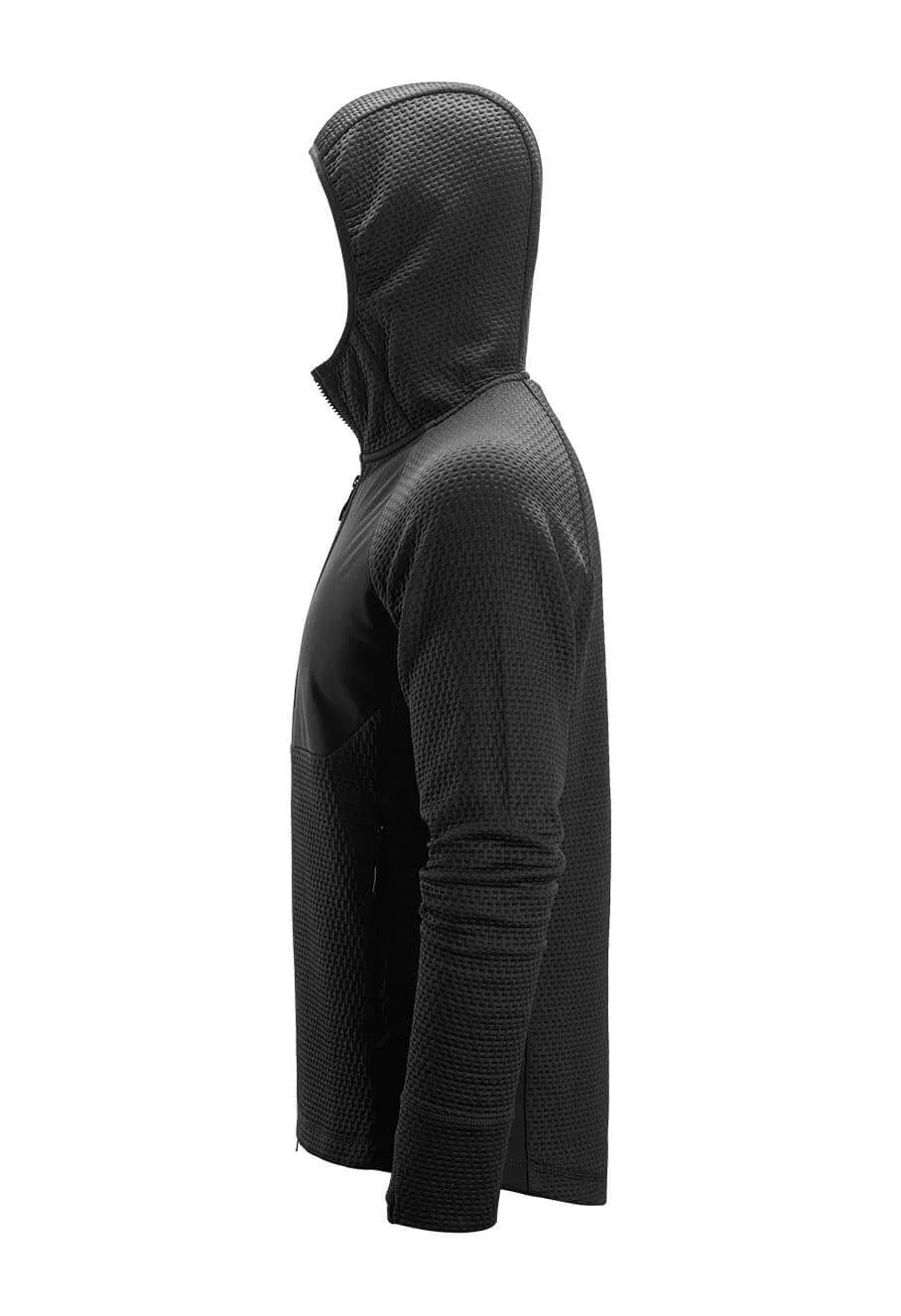 Snickers Midlayer Hoodie with Zipper 8405 - Black