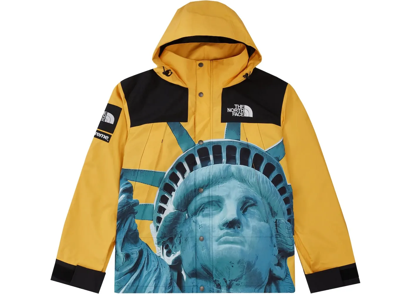 Supreme The North Face Statue of Liberty Mountain Jacket Yellow