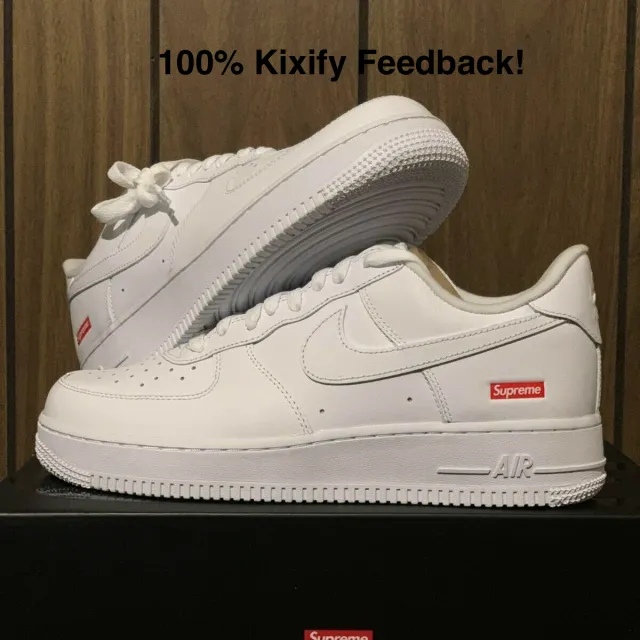 Supreme x nike air force 1 low white