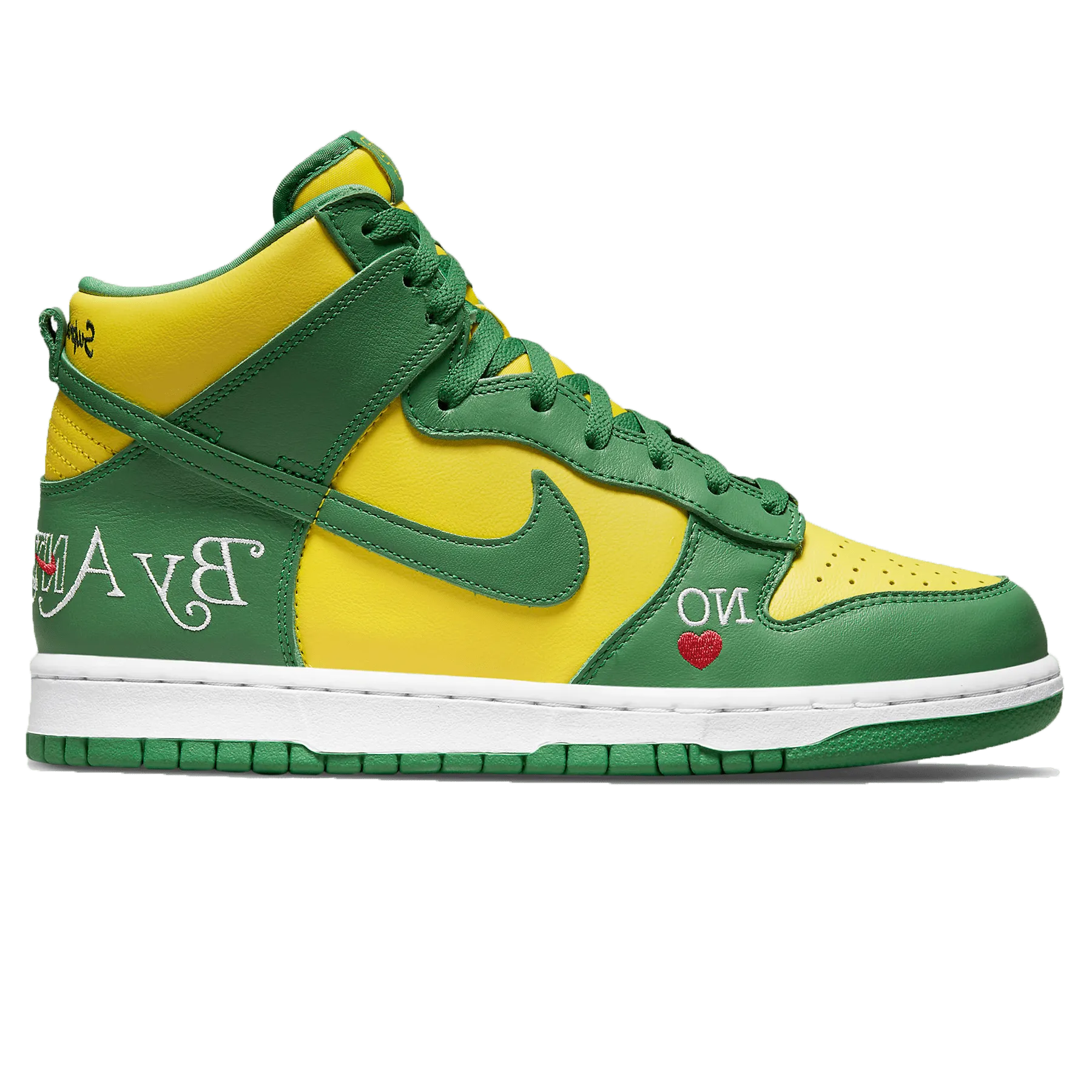 Supreme X Nike Dunk High SB 'By Any Means - Brazil'