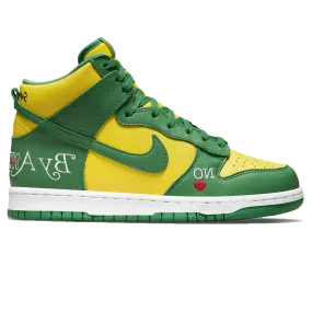 Supreme X Nike Dunk High SB 'By Any Means - Brazil'