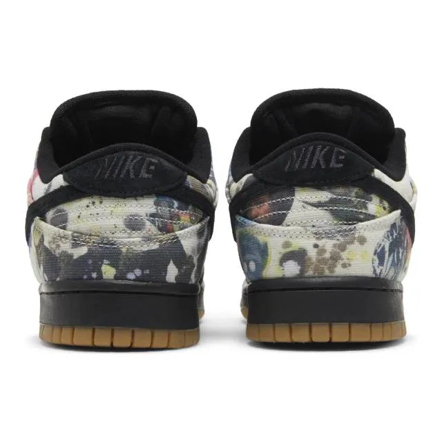 Supreme x nike dunk low sb (rammellzee/ black/ black/ multi-color) men us 8-13 fd8778-001