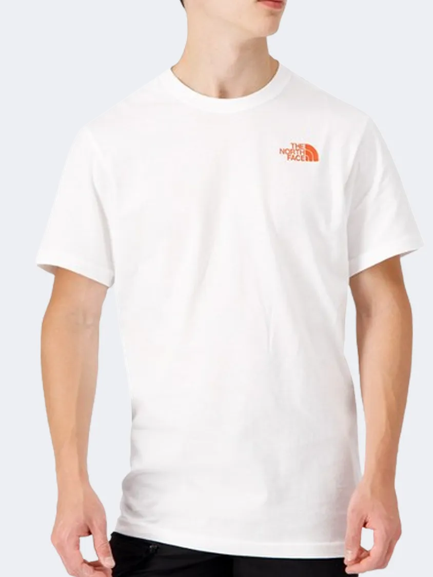 The North Face Biner Graphic 4 Men Lifestyle T-Shirt White/Orange