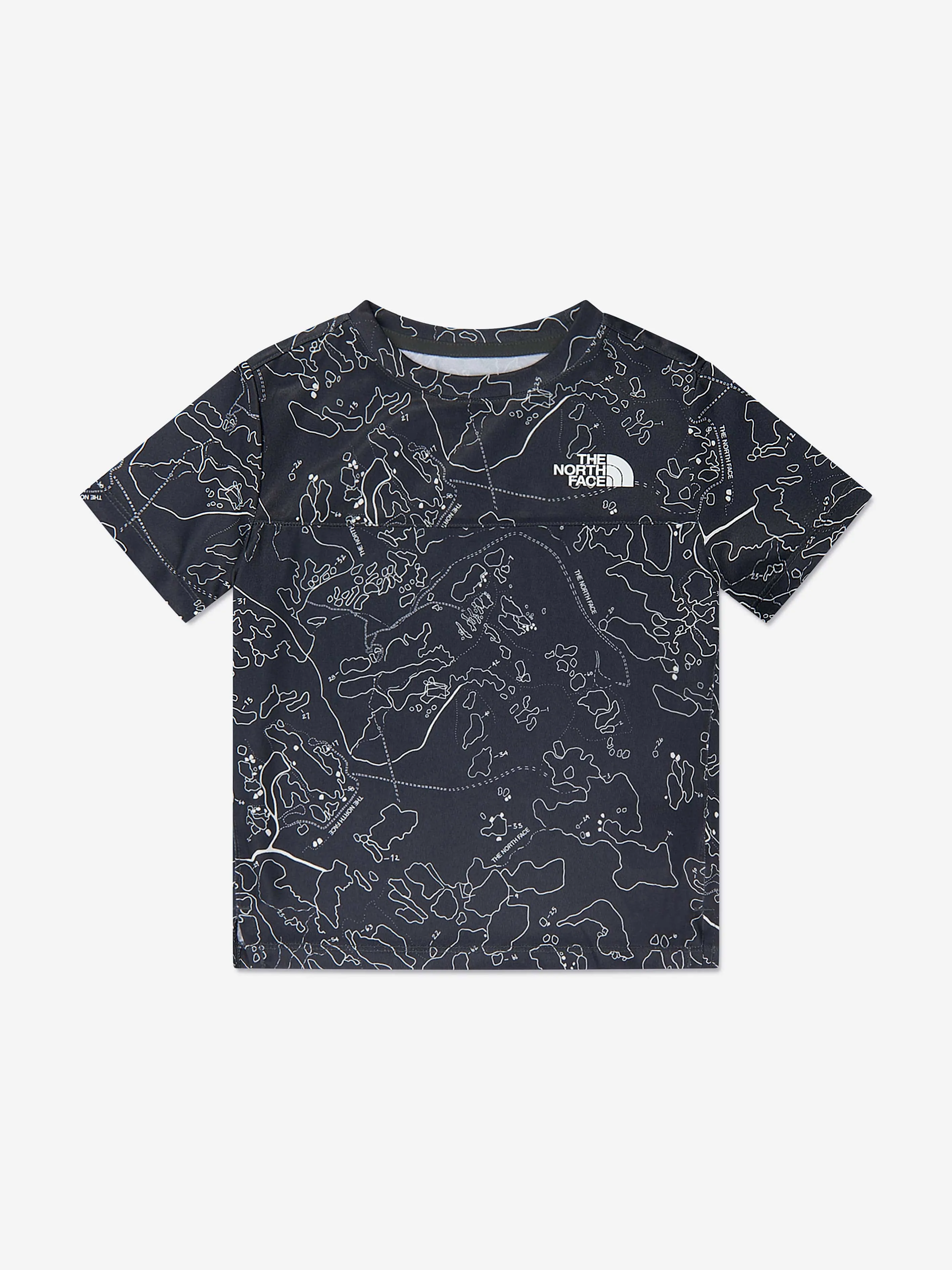 The North Face Boys Never Stop T-Shirt in Grey