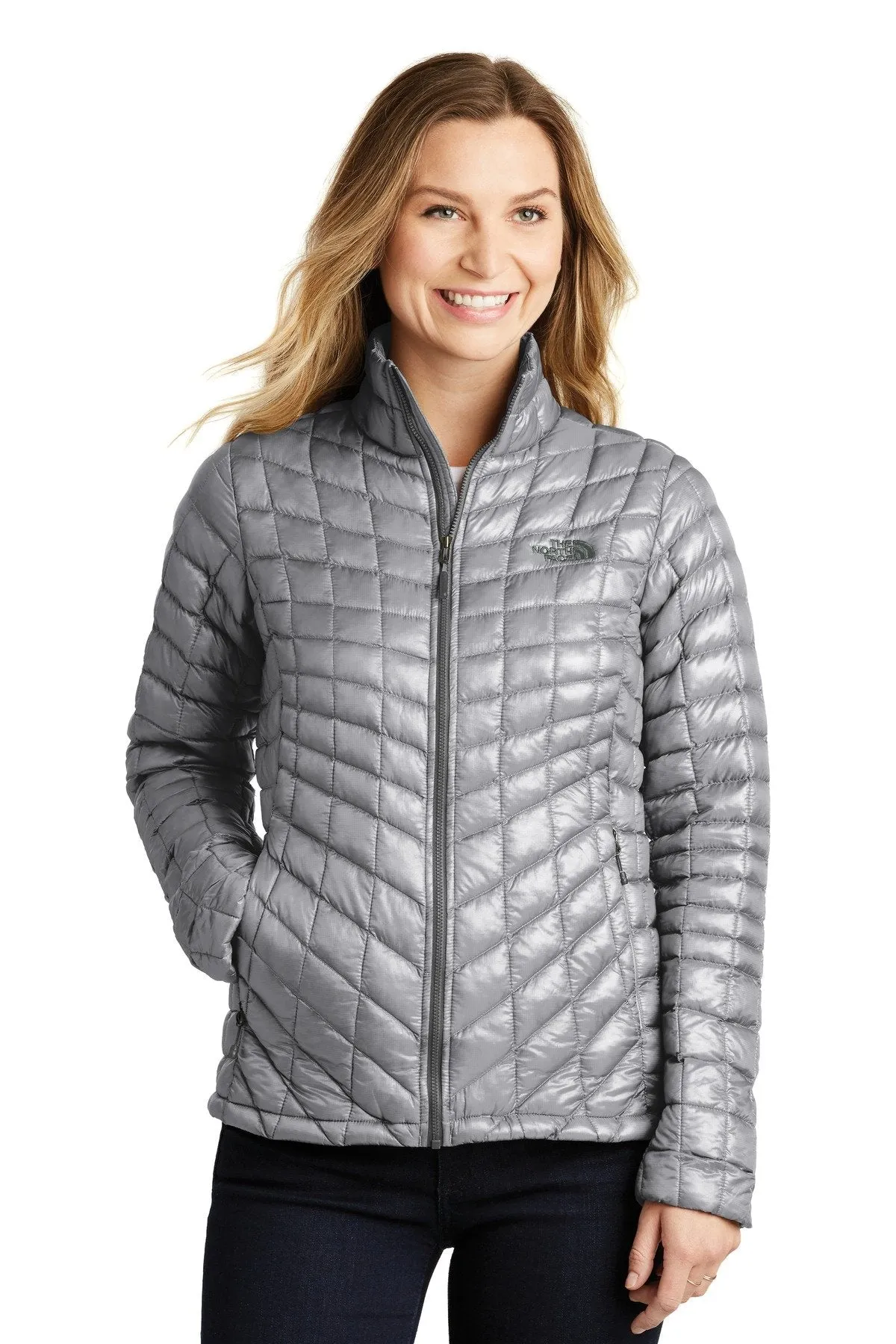 The North Face Ladies ThermoBall Trekker Jacket NF0A3LHK Mid Grey