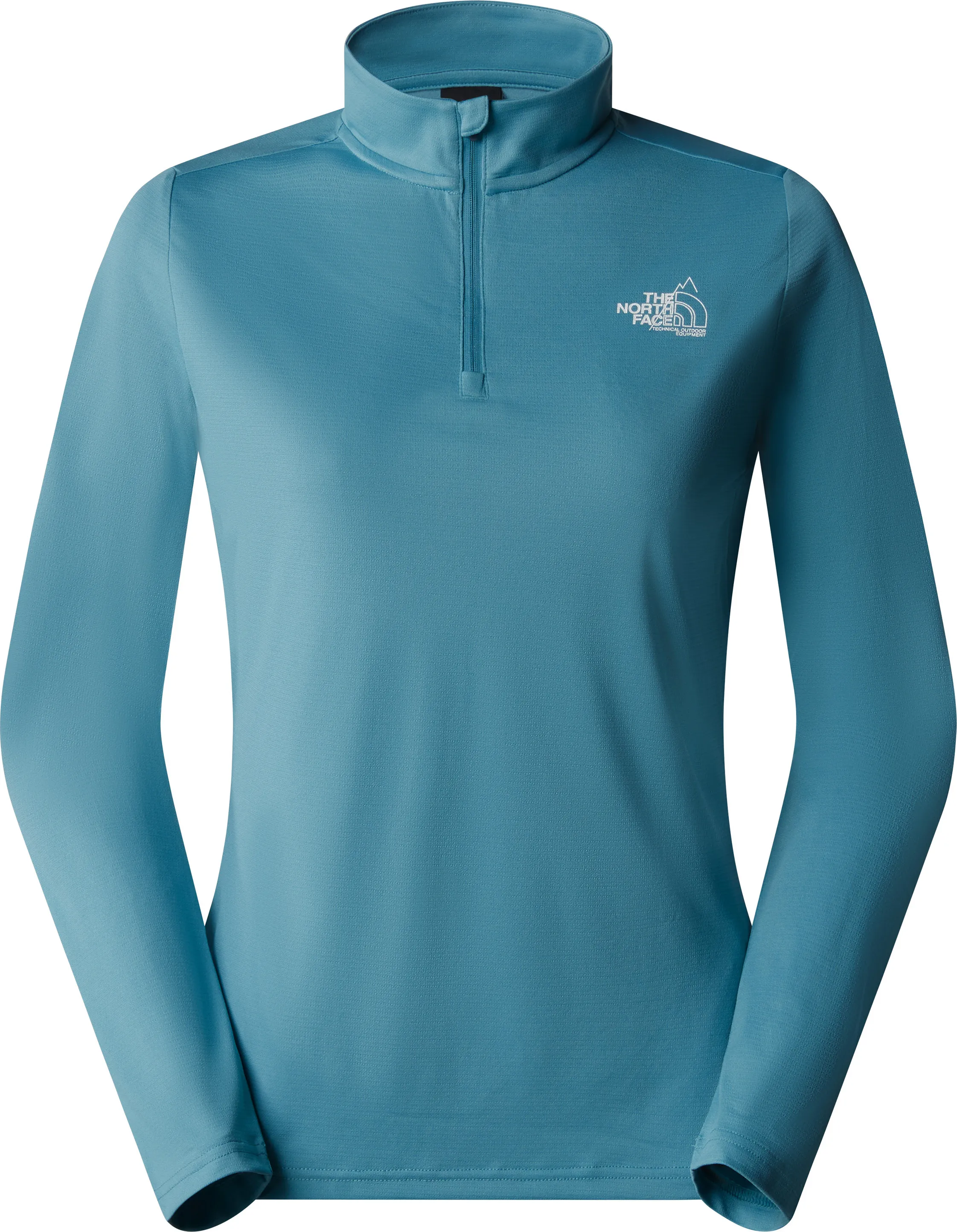 The North Face Women's Flex 1/4 Zip Graphic 1 Algae Blue | Buy The North Face Women's Flex 1/4 Zip Graphic 1 Algae Blu