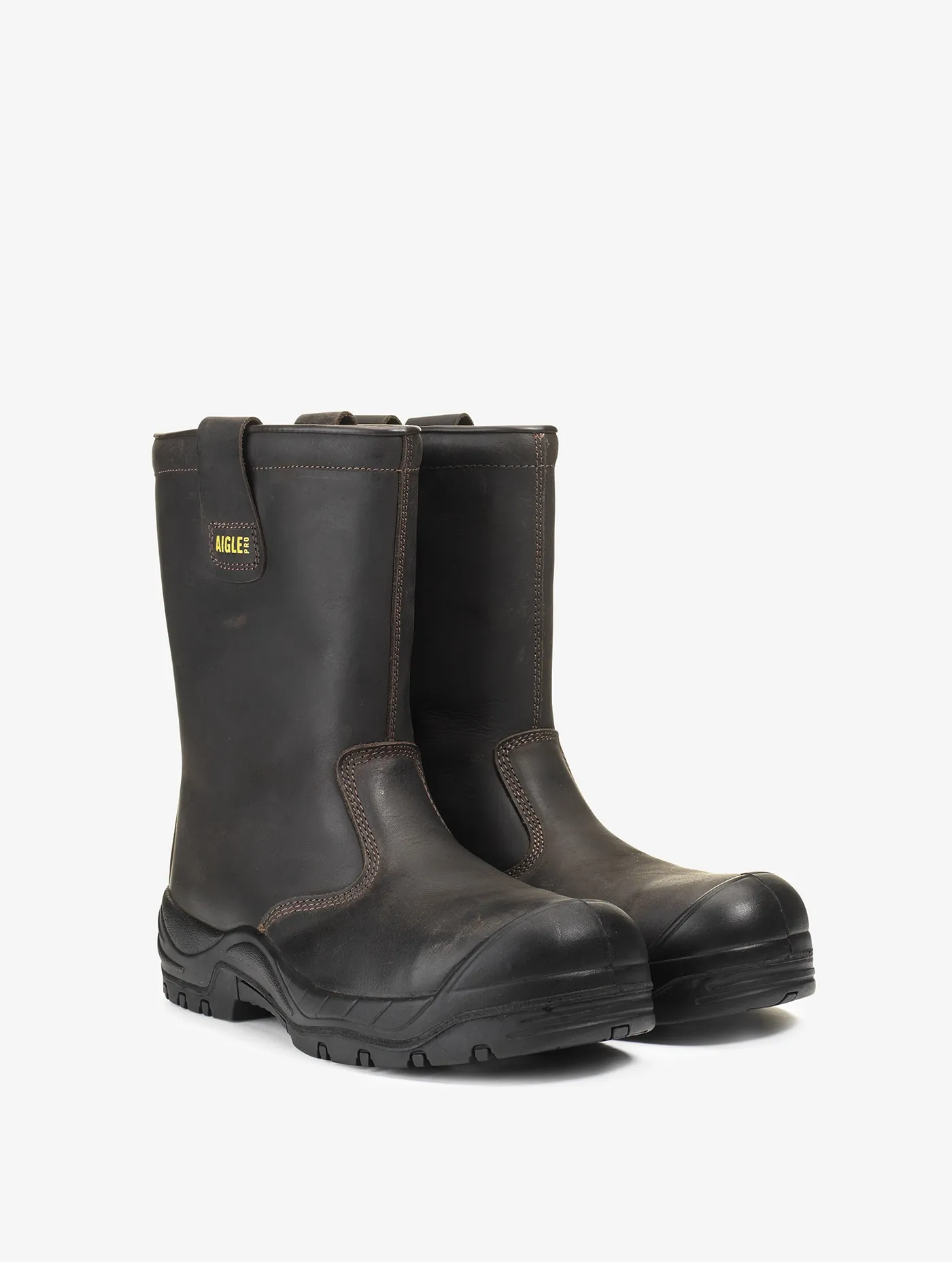 The waterproof, insulated leather safety boot