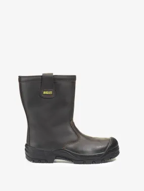 The waterproof, insulated leather safety boot